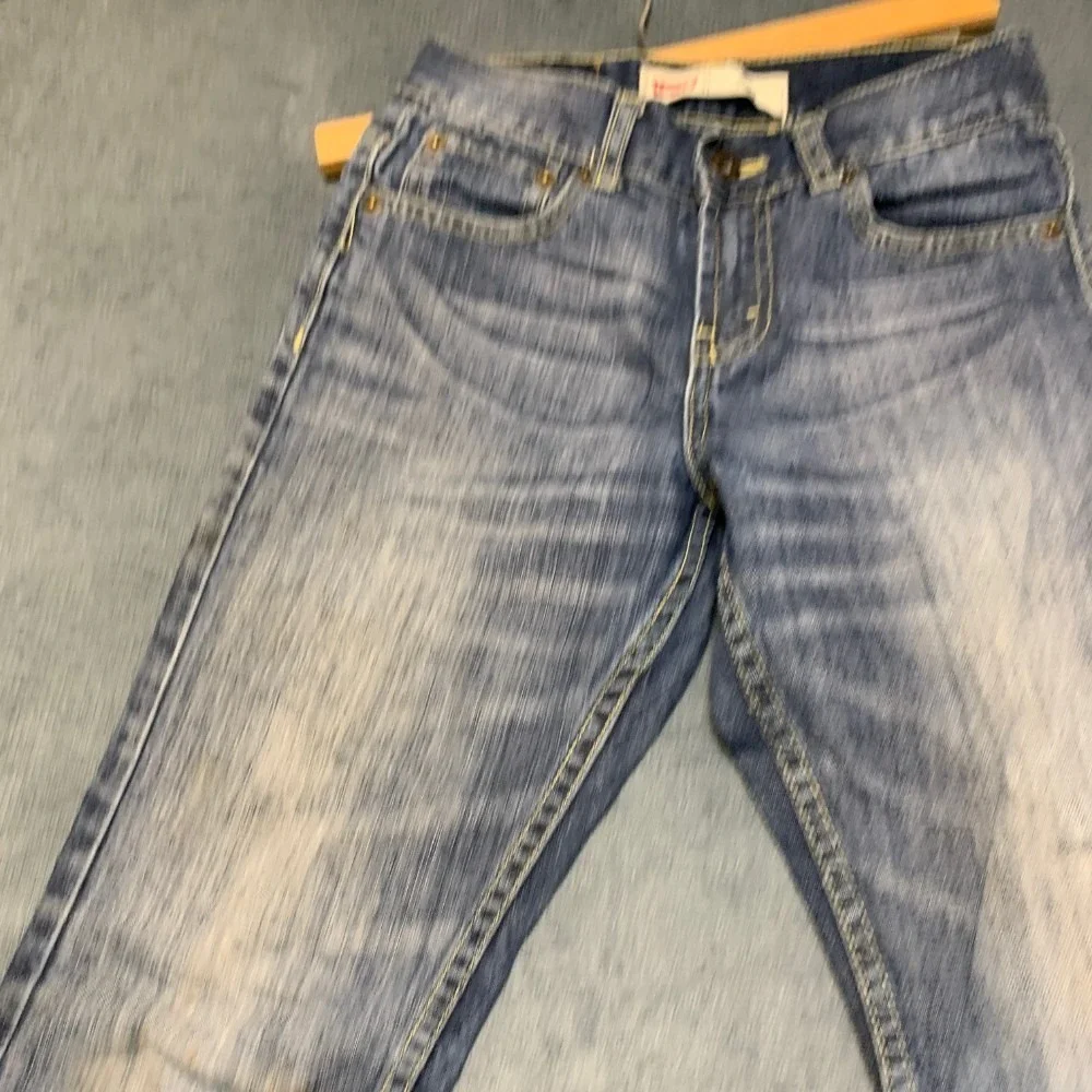 Levi's 508 Tapered Jeans Boys 10 Reg 25x25 Blue Denim Cotton Distressed Casual